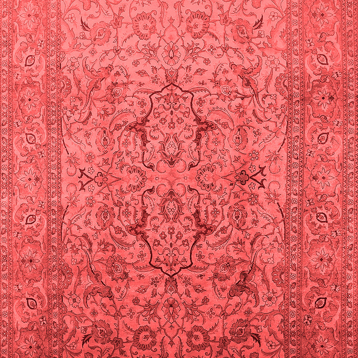 Machine Washable Oriental Red Traditional Rug, wshurb866red