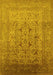 Oriental Yellow Traditional Rug, urb866yw
