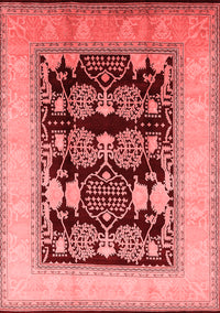 Oriental Red Traditional Rug, urb867red