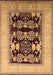 Oriental Brown Traditional Rug, urb867brn