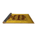 Sideview of Oriental Yellow Traditional Rug, urb867yw