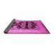 Sideview of Oriental Pink Traditional Rug, urb867pnk