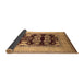 Sideview of Oriental Brown Traditional Rug, urb867brn