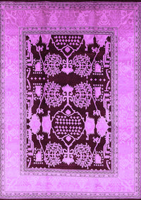 Oriental Purple Traditional Rug, urb867pur