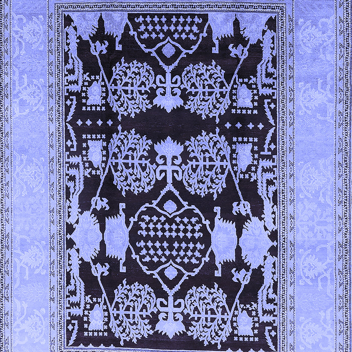 Oriental Blue Traditional Rug, urb867blu
