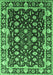 Oriental Emerald Green Traditional Rug, urb868emgrn