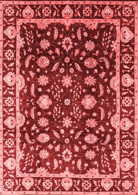 Oriental Red Traditional Rug, urb868red