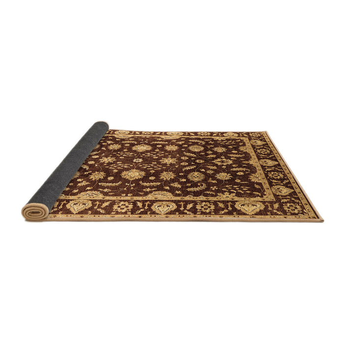 Sideview of Oriental Brown Traditional Rug, urb868brn