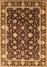 Oriental Brown Traditional Rug, urb868brn