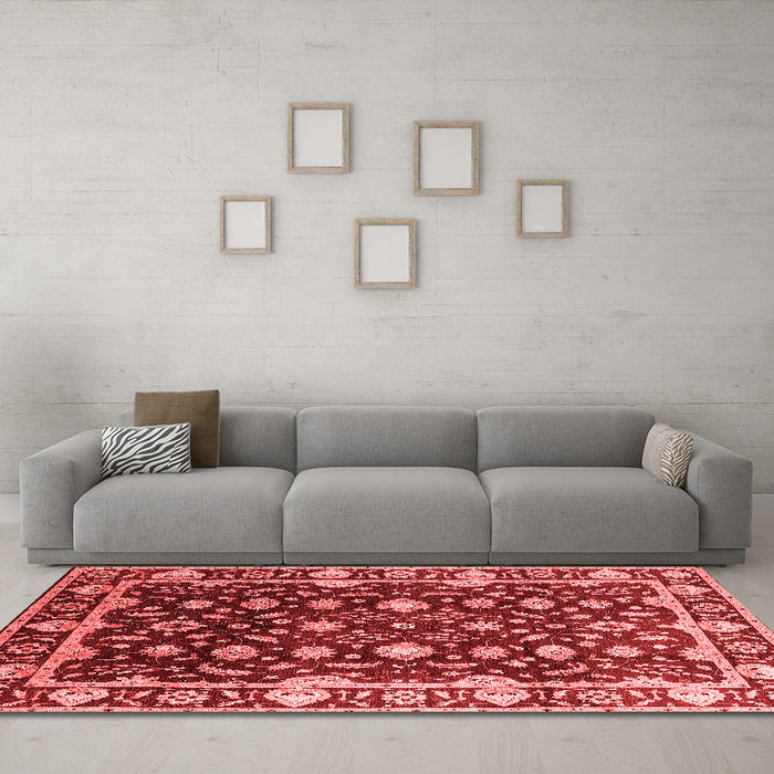 Traditional Red Washable Rugs