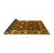 Sideview of Oriental Yellow Traditional Rug, urb868yw