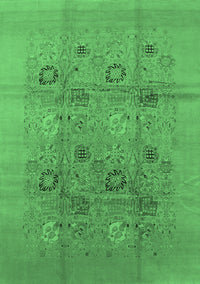 Oriental Emerald Green Industrial Rug, urb869emgrn