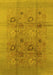 Oriental Yellow Industrial Rug, urb869yw