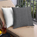 Front View of Mid-Century Modern Urban Square Midnight Gary Throw Pillow, 18 inch by 18 inch, pwurb86