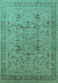 Oriental Turquoise Traditional Rug, urb870turq