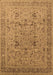 Oriental Brown Traditional Rug, urb870brn