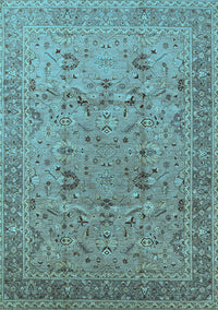 Oriental Light Blue Traditional Rug, urb870lblu