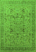 Oriental Green Traditional Rug, urb870grn
