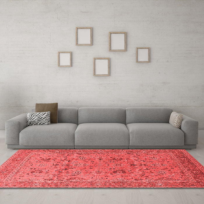 Traditional Red Washable Rugs