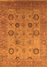 Oriental Orange Traditional Rug, urb871org