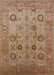 Machine Washable Industrial Modern Tangerine Pink Rug, wshurb871