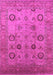 Oriental Pink Traditional Rug, urb871pnk