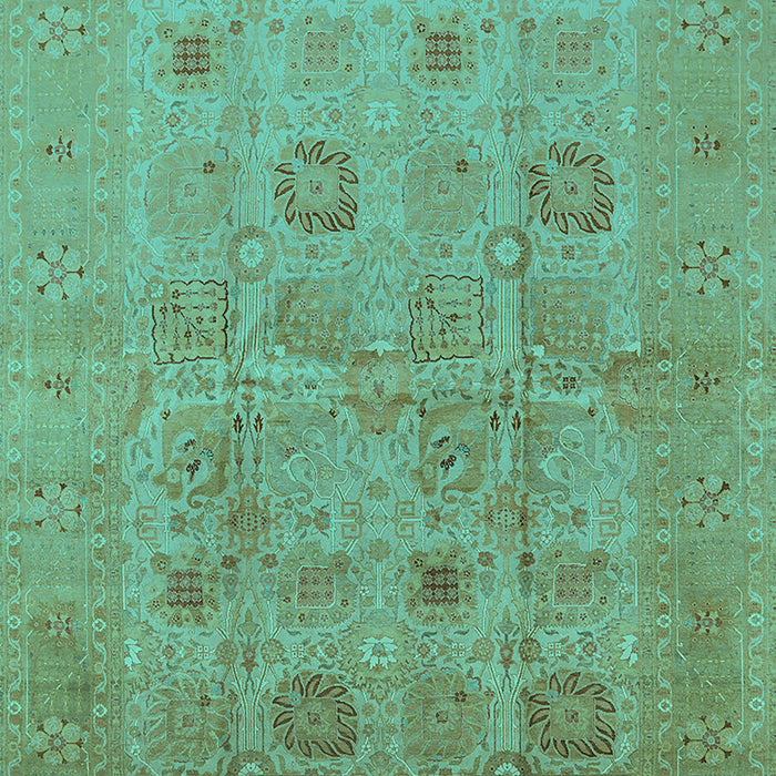 Oriental Turquoise Traditional Rug, urb872turq