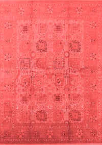 Oriental Red Traditional Rug, urb872red