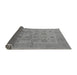 Sideview of Oriental Gray Traditional Rug, urb872gry