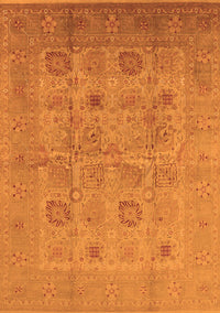 Oriental Orange Traditional Rug, urb872org