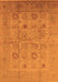 Oriental Orange Traditional Rug, urb872org