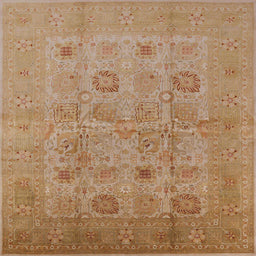 Square Machine Washable Industrial Modern Brown Sand Brown Rug, wshurb872