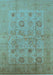 Oriental Light Blue Traditional Rug, urb872lblu
