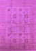 Machine Washable Oriental Purple Traditional Area Rugs, wshurb872pur