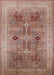 Mid-Century Modern Chestnut Red Oriental Rug, urb873