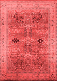Oriental Red Traditional Rug, urb873red
