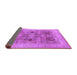 Sideview of Oriental Purple Traditional Rug, urb873pur
