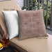 Front View of Mid-Century Modern Urban Square Chestnut Red Throw Pillow, 18 inch by 18 inch, pwurb873