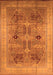 Oriental Orange Traditional Rug, urb873org