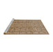 Sideview of Machine Washable Industrial Modern Light Brown Rug, wshurb874
