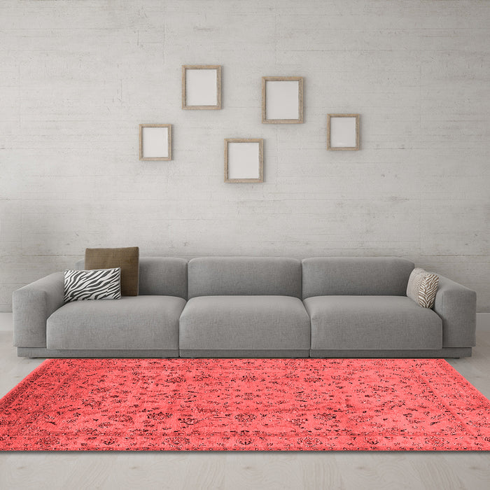 Traditional Red Washable Rugs