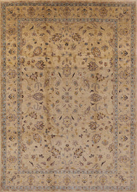 Machine Washable Industrial Modern Light Brown Rug, wshurb874