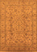 Oriental Orange Traditional Rug, urb874org