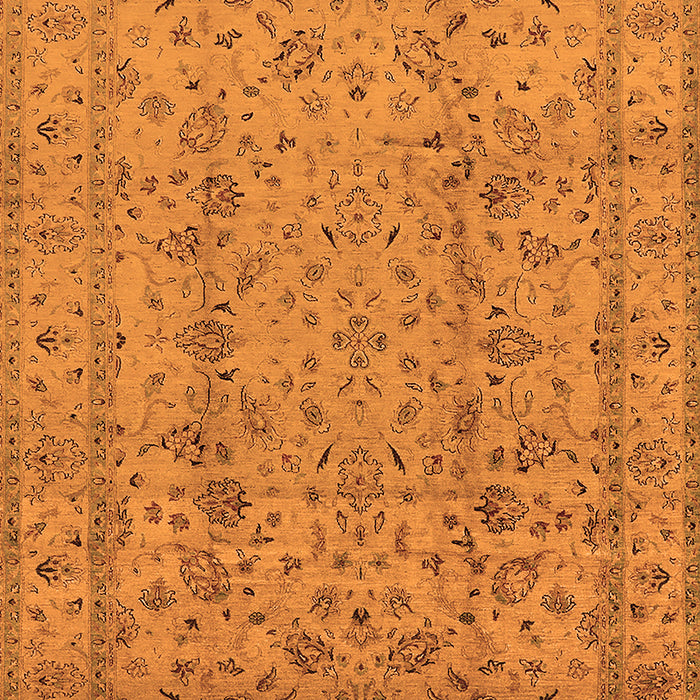 Oriental Orange Traditional Rug, urb874org