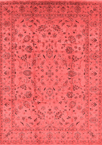 Oriental Red Traditional Rug, urb874red