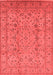 Oriental Red Traditional Area Rugs