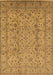 Oriental Brown Traditional Rug, urb874brn