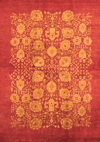 Oriental Orange Industrial Rug, urb875org