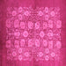 Square Oriental Pink Industrial Rug, urb875pnk