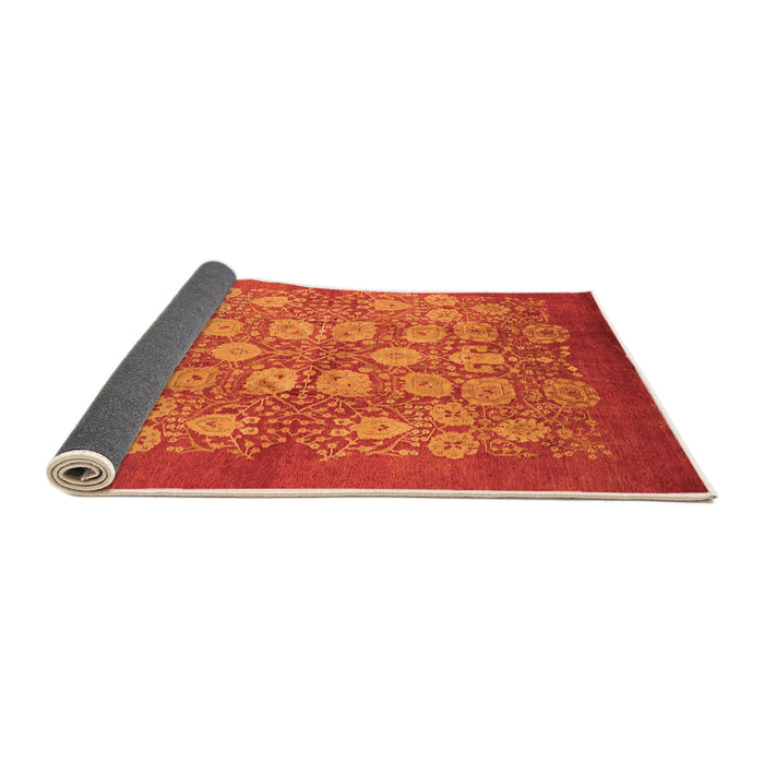 Sideview of Oriental Orange Industrial Rug, urb875org